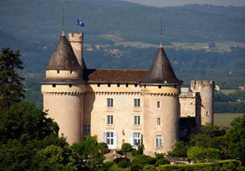 Château de Mercuès, France--has stood guard over the Lot Valley since the 100 Years' War.
