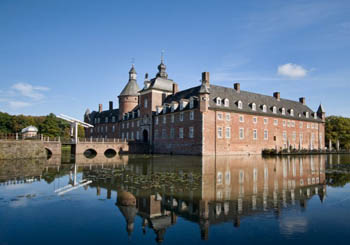 Parkhotel Wasserburg Anholt, Germany--a splendid Westphalian moated castle.