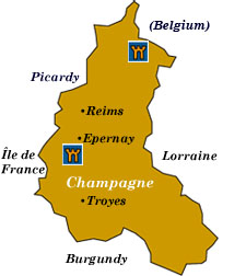champagne map