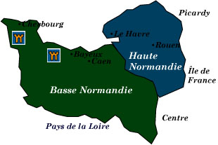 normandy map