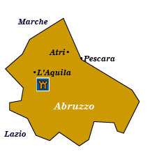 abruzzo map