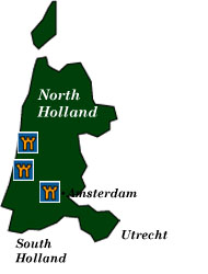 north holland map