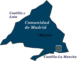 comunidad de madrid map