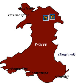 wales map